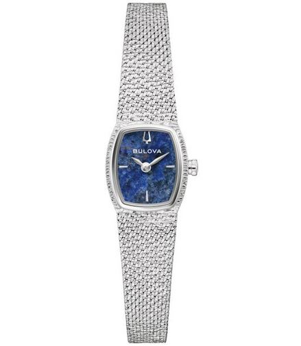 Bulova Ladies Goddess Of Time Blue Sodalite Dial Bracelet Watch