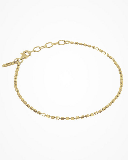 Desmos 18K Gold-Plated Design-Mirror Bracelet 7.25"