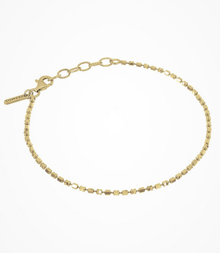 Desmos 18K Gold-Plated Design-Mirror Bracelet 7.25"