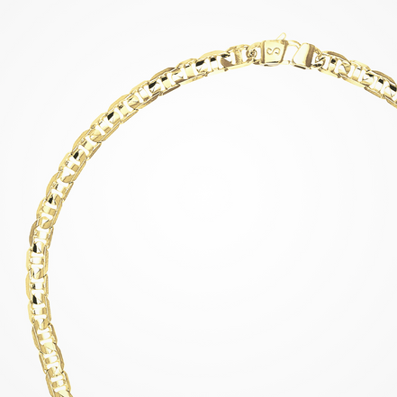 Desmos Men's 18K Gold-Plated Dallas Chain 22"