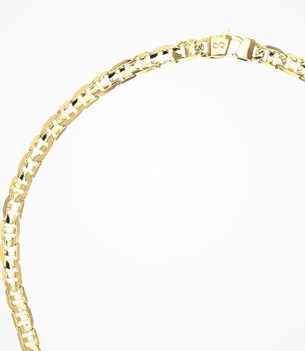 Desmos Men's 18K Gold-Plated Dallas Chain 22"