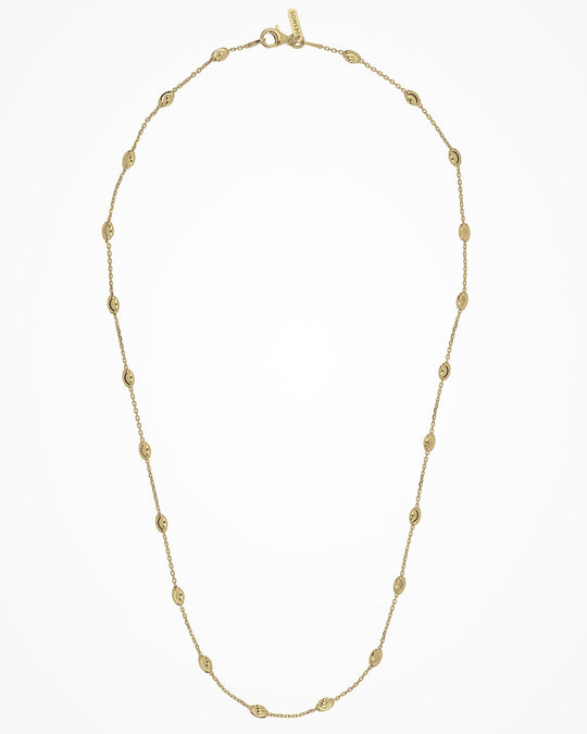 Desmos 18K Gold-Plated Station Moon Necklace