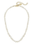 Susan Shaw 24K Gold-Plated Piper Pearl Adjustable Necklace