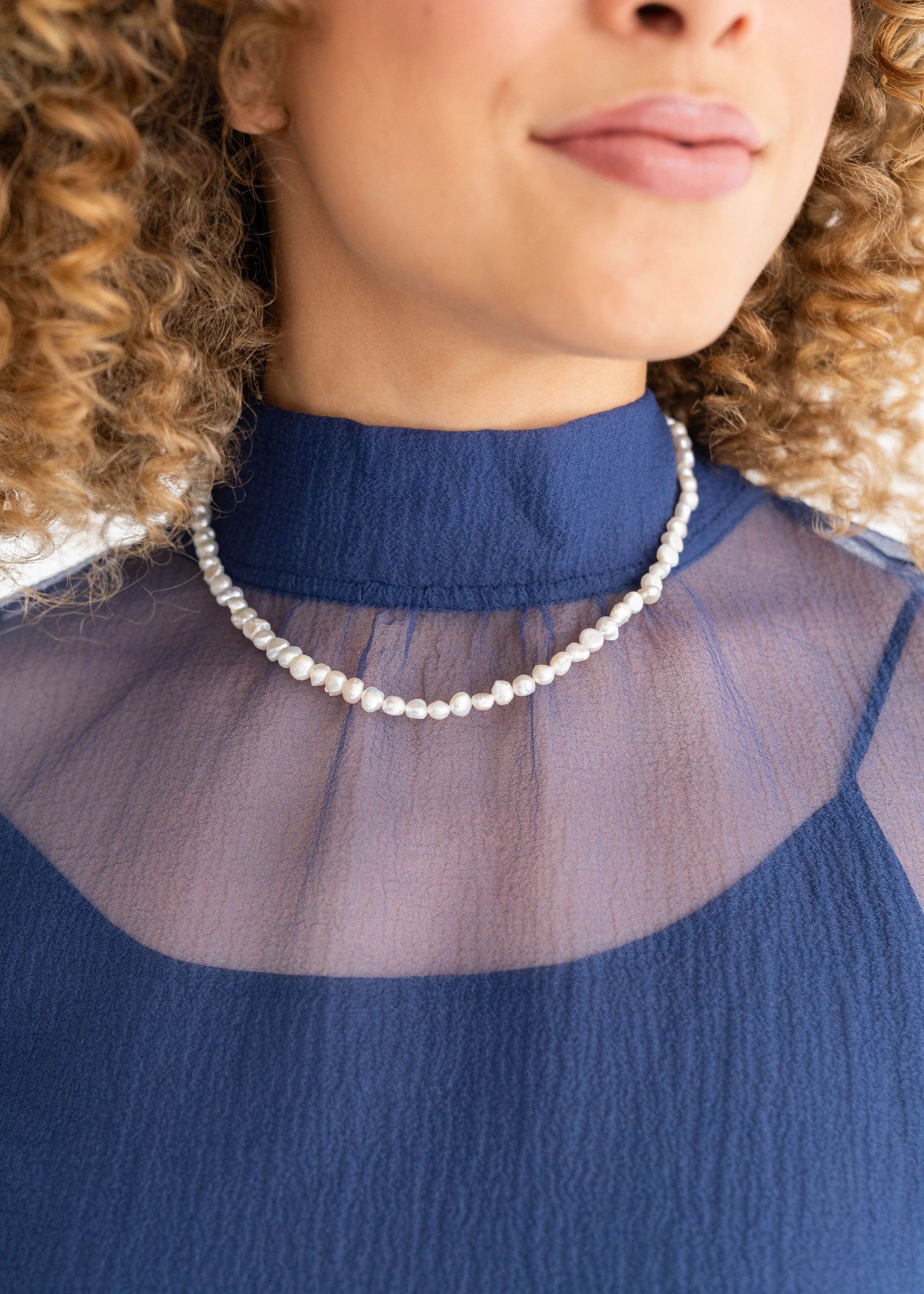 Susan Shaw 24K Gold-Plated Piper Pearl Adjustable Necklace