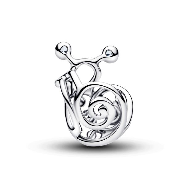 Pandora Moments Silver Snail Openwork Charm
