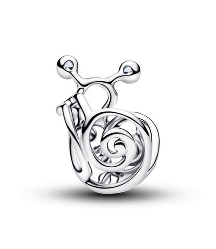 Pandora Moments Silver Snail Openwork Charm