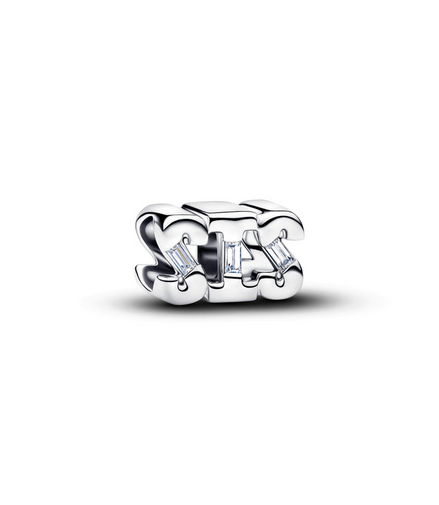Pandora Moments Silver "SIS" Charm