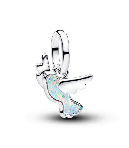 Pandora Me/Moments Silver White Dove Mini Dangle Charm
