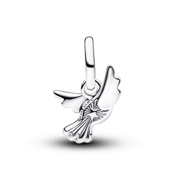 Pandora Me/Moments Silver White Dove Mini Dangle Charm
