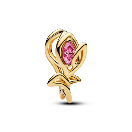Pandora Moments 14K Gold-Plated Tulip Openwork Charm