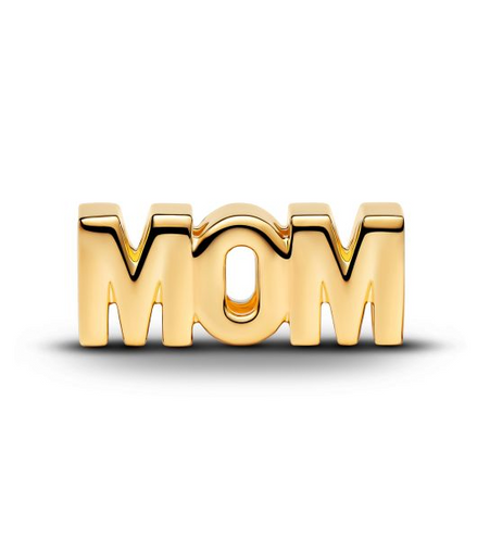 Pandora Moments 14K Gold-Plated  Reversible Mom Charm