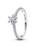 Pandora Sparkling Flower Ring Size 6