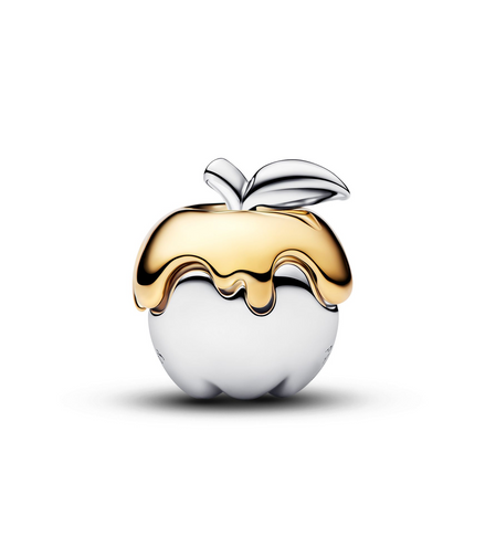Pandora X Disney 0.012 CTW Lab Created Diamond and Two-Tone Snow White Poison Apple Charm