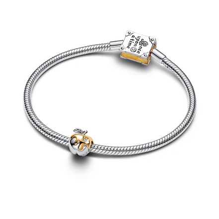 Pandora X Disney 0.012 CTW Lab Created Diamond and Two-Tone Snow White Poison Apple Charm
