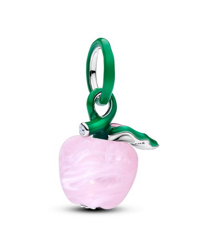 Pandora Moments Murano Pink Apple Charm