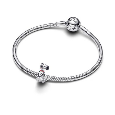 Pandora X Disney 101 Dalmatians" Patch" Silver Charm