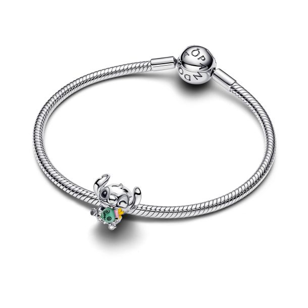 Pandora X Disney Silver Stitch And Scrump Charm