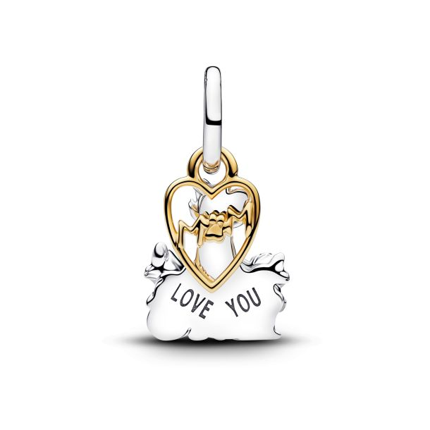 Pandora X Disney Two-Tone Aristocats Duchess And Kittens Dangle Charm