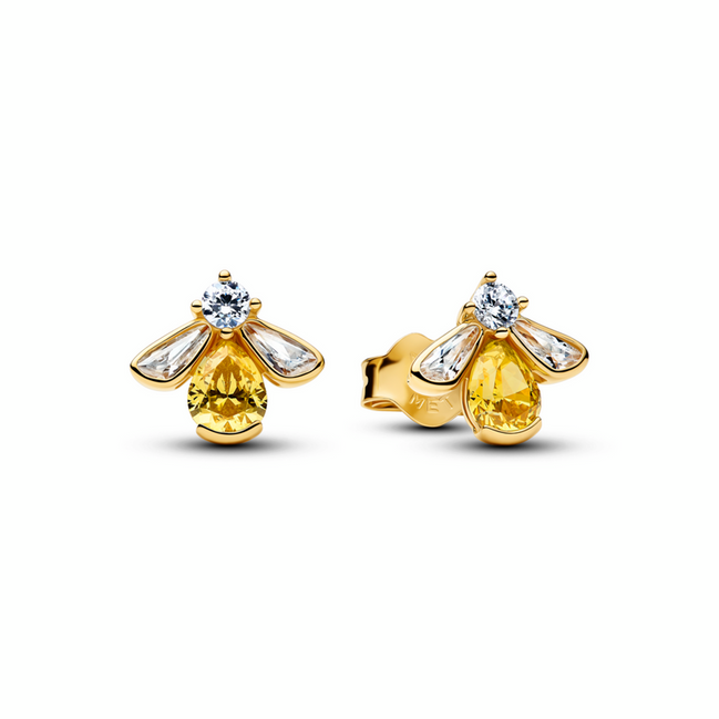 Pandora Timeless 14K Gold-Plated Honey Bee Stud Earrings