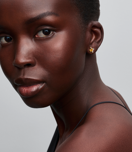 Pandora Timeless 14K Gold-Plated Honey Bee Stud Earrings