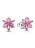 Pandora Timeless Herbarium Sparkling Pink Flower Stud Earrings