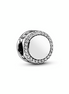 Pandora Moments Silver Engravable Sparkling Charm