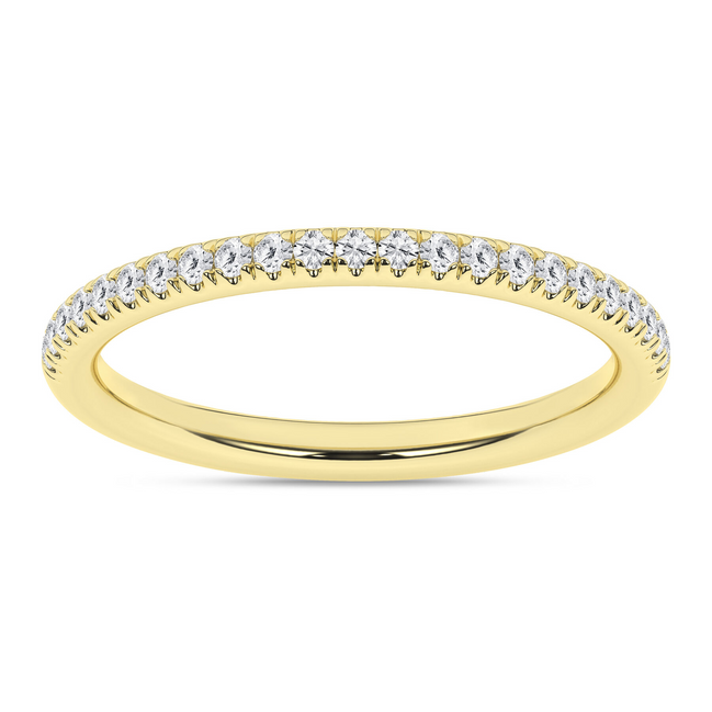 14K Yellow Gold 0.18 CTW Lab Grown Diamond Band