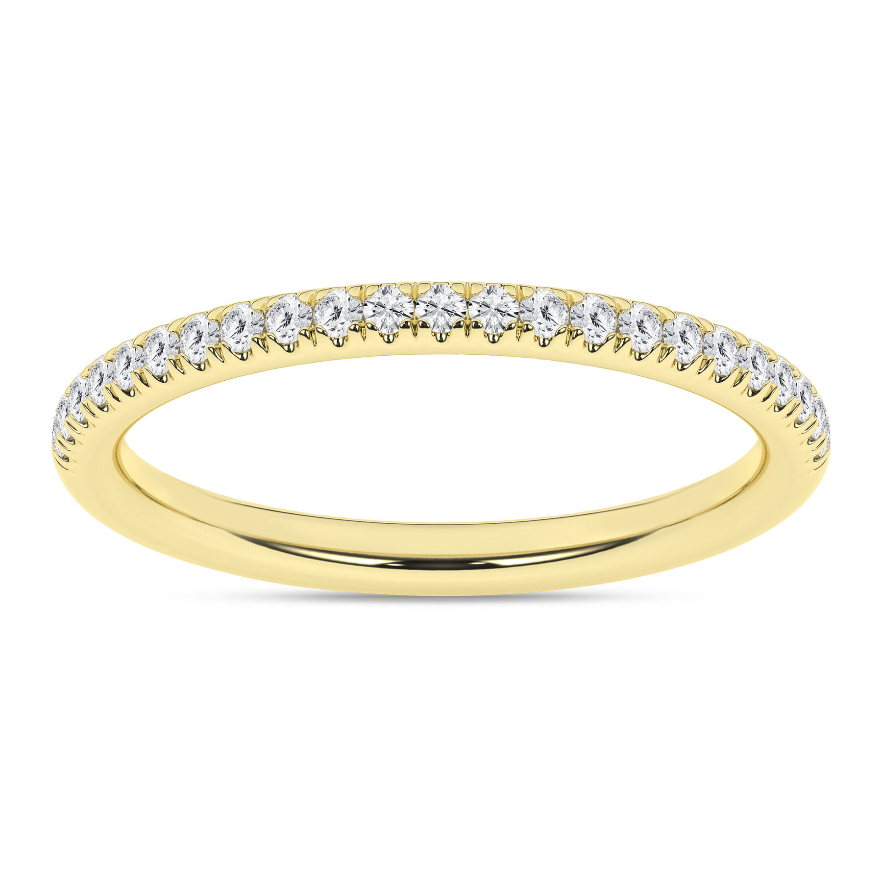 14K Yellow Gold 0.18 CTW Lab Grown Diamond Band