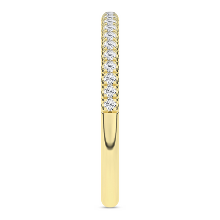 14K Yellow Gold 0.18 CTW Lab Grown Diamond Band