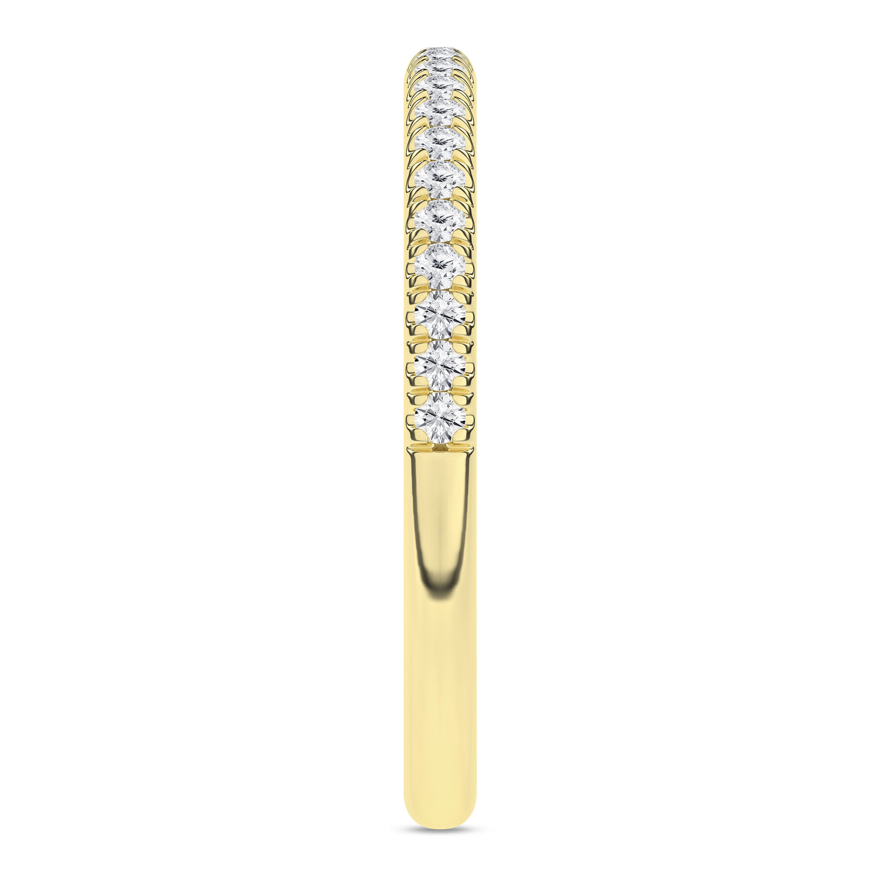 14K Yellow Gold 0.18 CTW Lab Grown Diamond Band