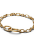 Pandora ME Openable Oval Link Gold-Plated Chain Bracelet Size 4