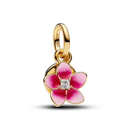 Pandora - Disney, Moana Flower Gold-Plated Dangle Charm