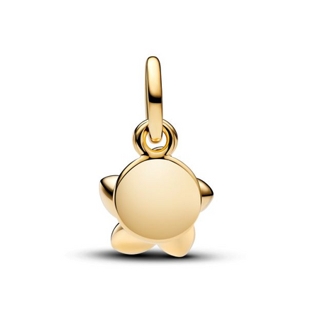 Pandora - Disney, Moana Flower Gold-Plated Dangle Charm