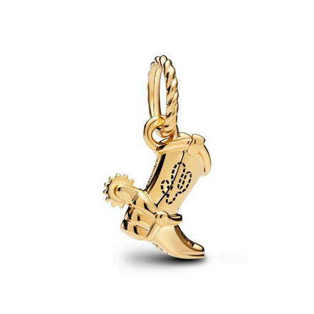 Pandora - Disney, Pixar Toy Story Cowboy Boot Gold-Plated Charm