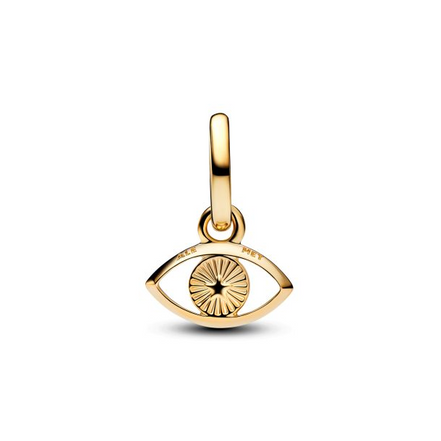 Pandora ME Blue Evil Eye Gold-Plated Mini Dangle Charm