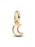 Pandora ME White Crescent Moon Gold-Plated Mini Dangle Charm