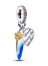 Pandora Surf Board Double Dangle Charm