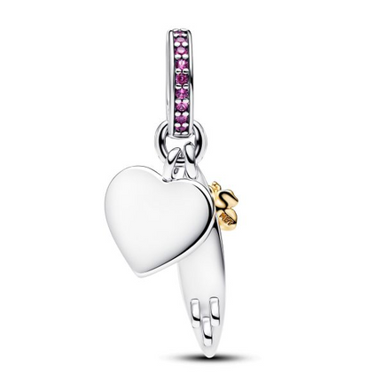 Pandora Surf Board Double Dangle Charm
