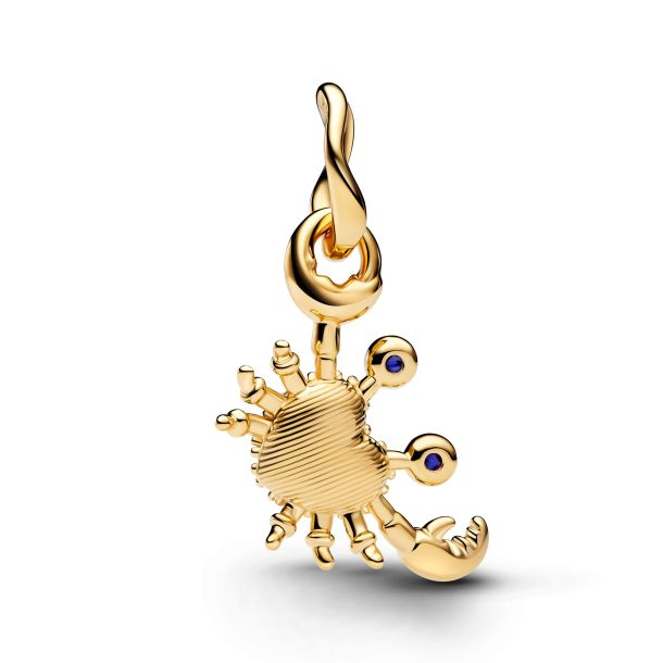 Pandora Crab Gold-Plated Dangle Charm