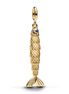 Pandora Articulated Fish Gold-Plated Dangle Charm