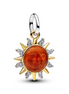 Pandora Swirling Sun Two-Tone Dangle Charm