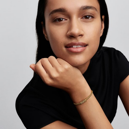 Pandora Goal Script Gold-Plated Charm