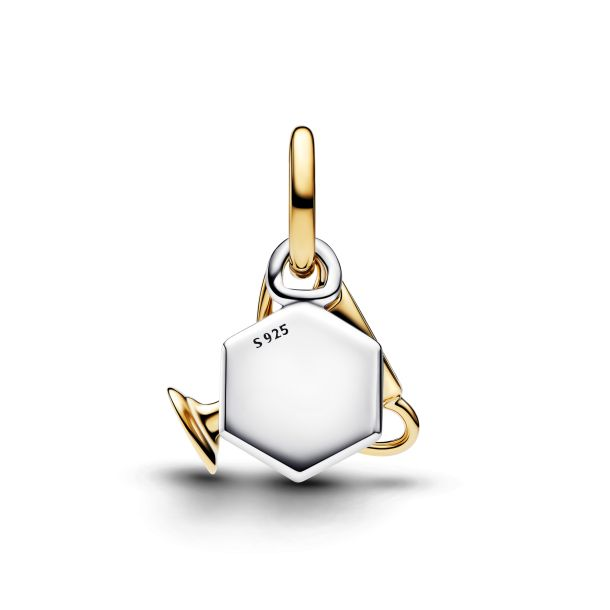 Pandora Engravable Trophy Two-Tone Double Dangle Charm