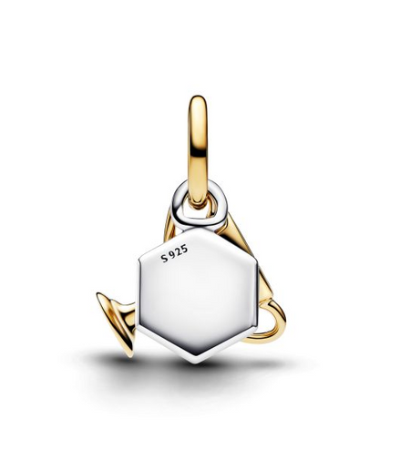 Pandora Engravable Trophy Two-Tone Double Dangle Charm