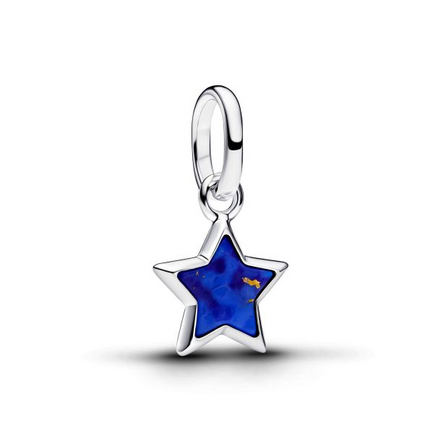 Pandora ME/Moments Silver Blue Star Mini Dangle Charm