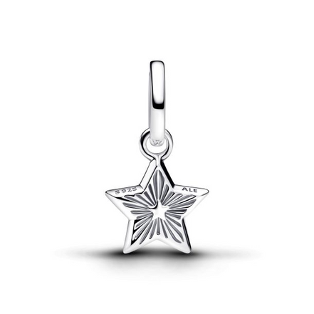 Pandora ME/Moments Silver Blue Star Mini Dangle Charm