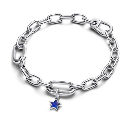 Pandora ME/Moments Silver Blue Star Mini Dangle Charm