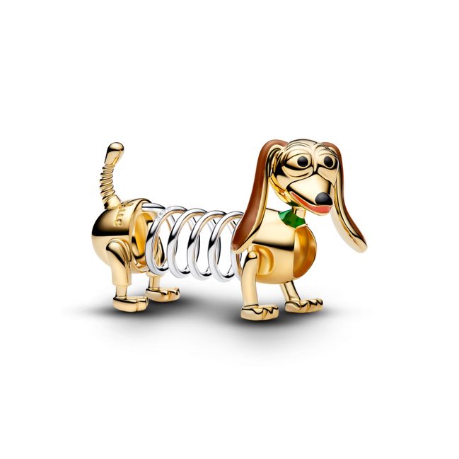 Pandora X Disney Two-Tone Pixar Toy Story Slinky Dog Charm