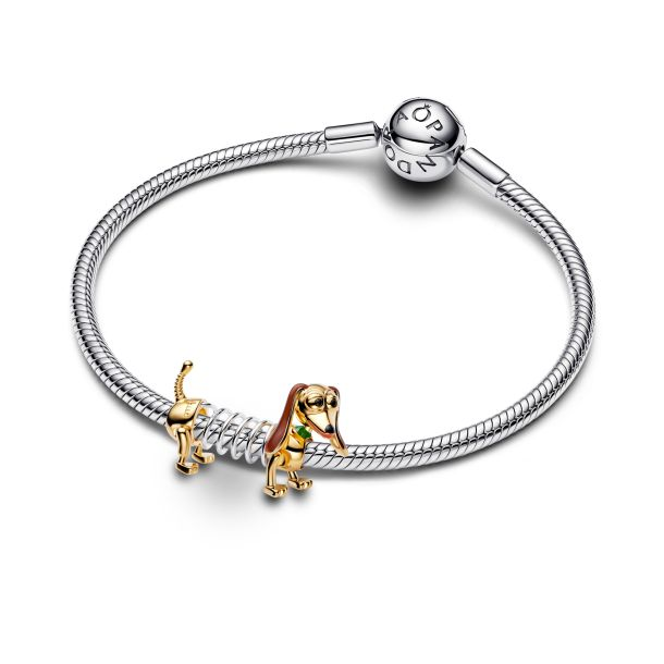 Pandora X Disney Two-Tone Pixar Toy Story Slinky Dog Charm