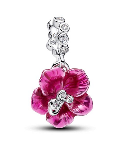Pandora Hibiscus Dangle Charm